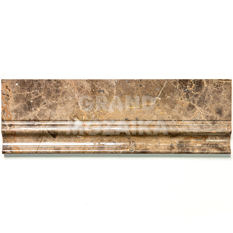 Плинтус B022-4 (Emperador Dark) серия Плинтуса