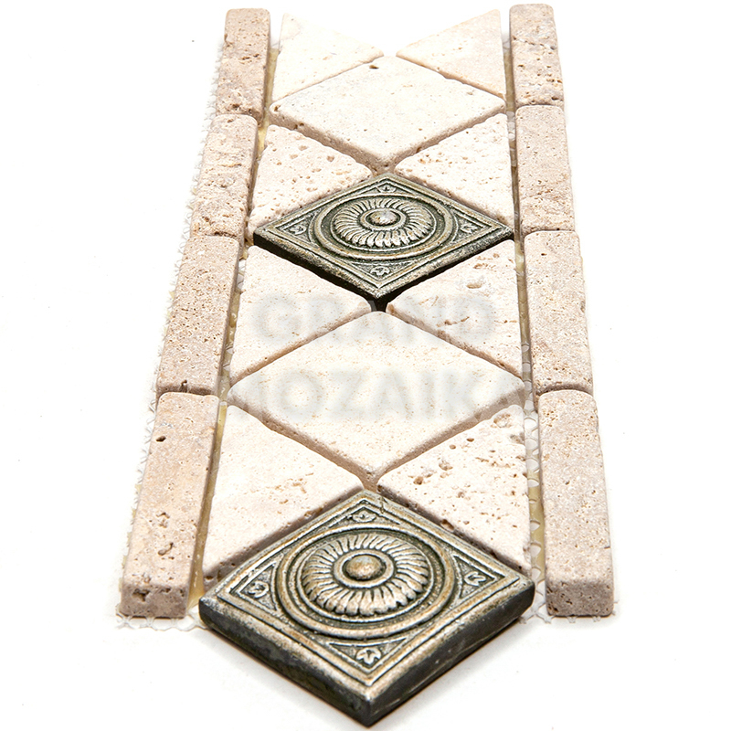 Бордюр мозаичный DS-200-1 серия Бордюры