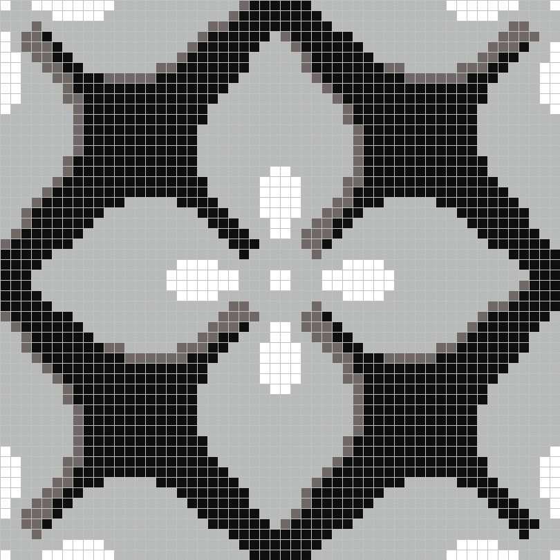 Панно MZ-03 Black серия Узоры Alma