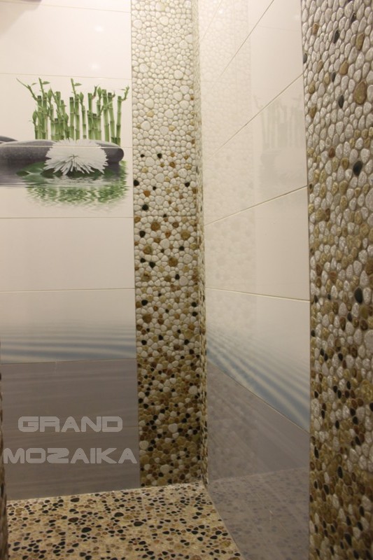 Мозаика AGAMA BROWN серия Pebble collection