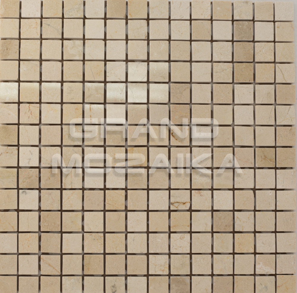 Мозаика АМ-10П (Crema Marfil) серия Marble