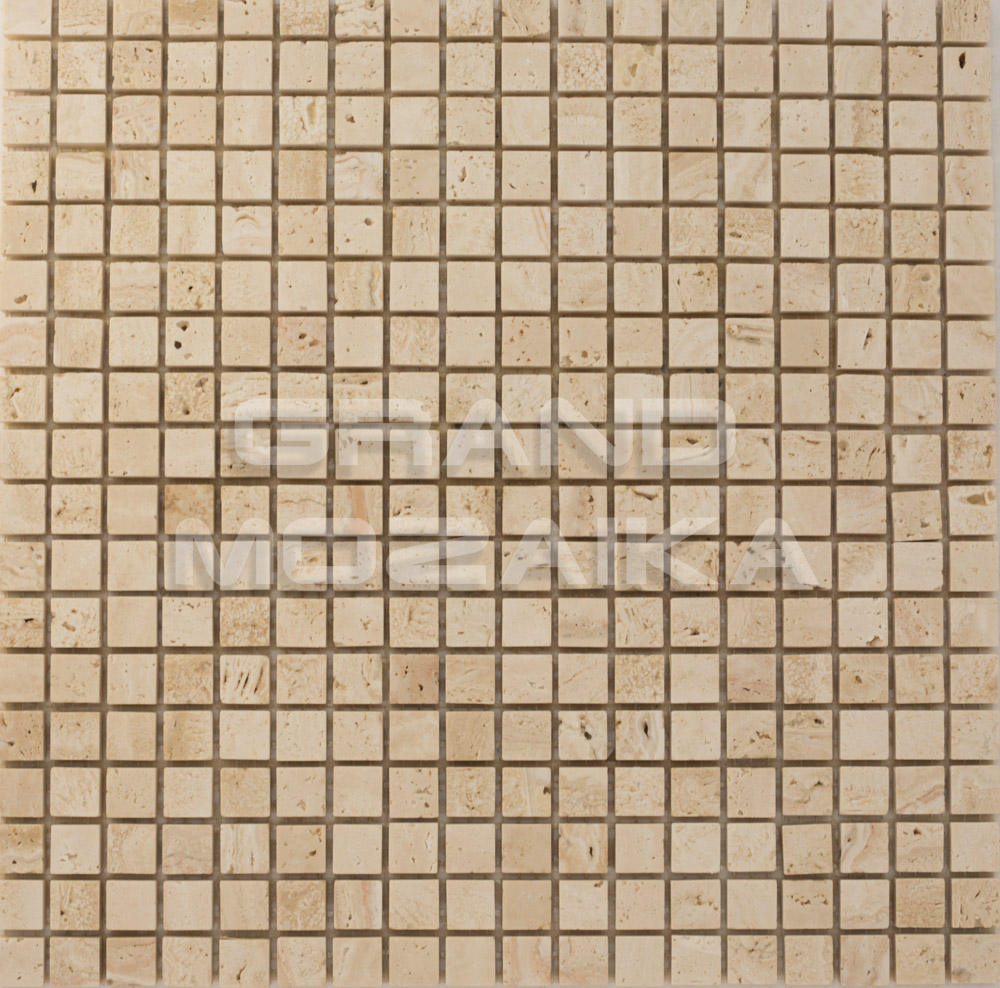 Мозаика АМ-11П (Travertine) серия Marble