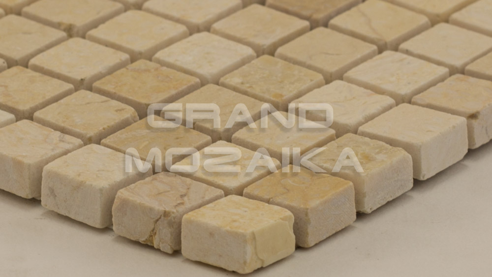 Мозаика АМ-9П (Botticino) серия Marble