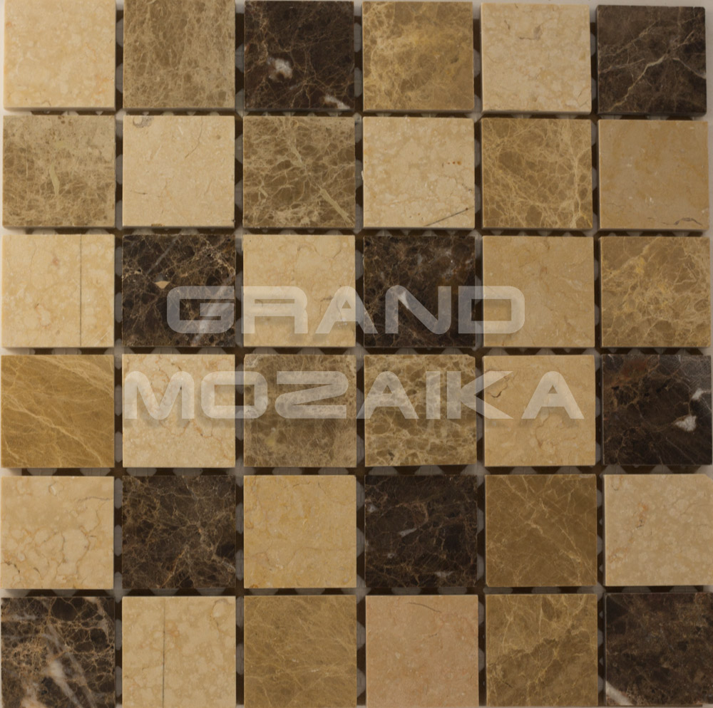 Мозаика АМ-1П+АМ-4П+АМ-10П (MIX Light) серия Marble