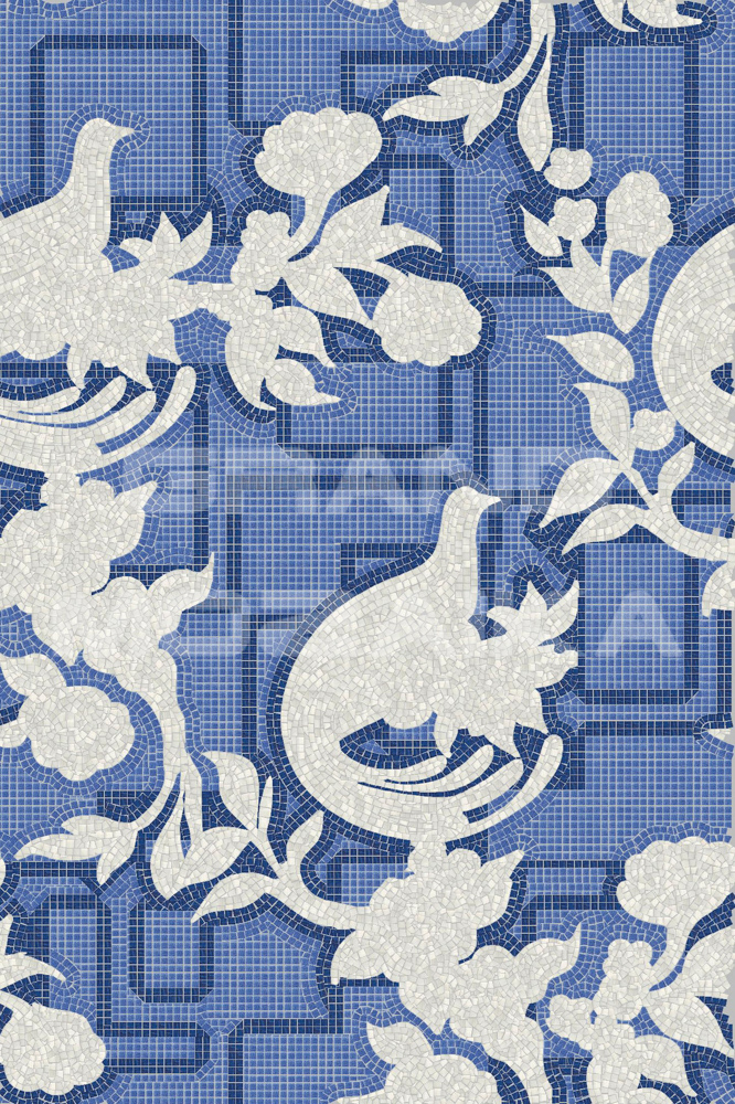 Панно PEACOCK WHITE серия Artistic Mosaic