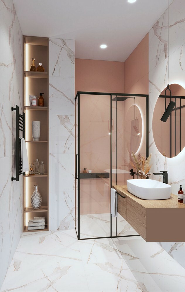 Плитка Calacatta Oro 60x120 5мм Matt серия Marbles