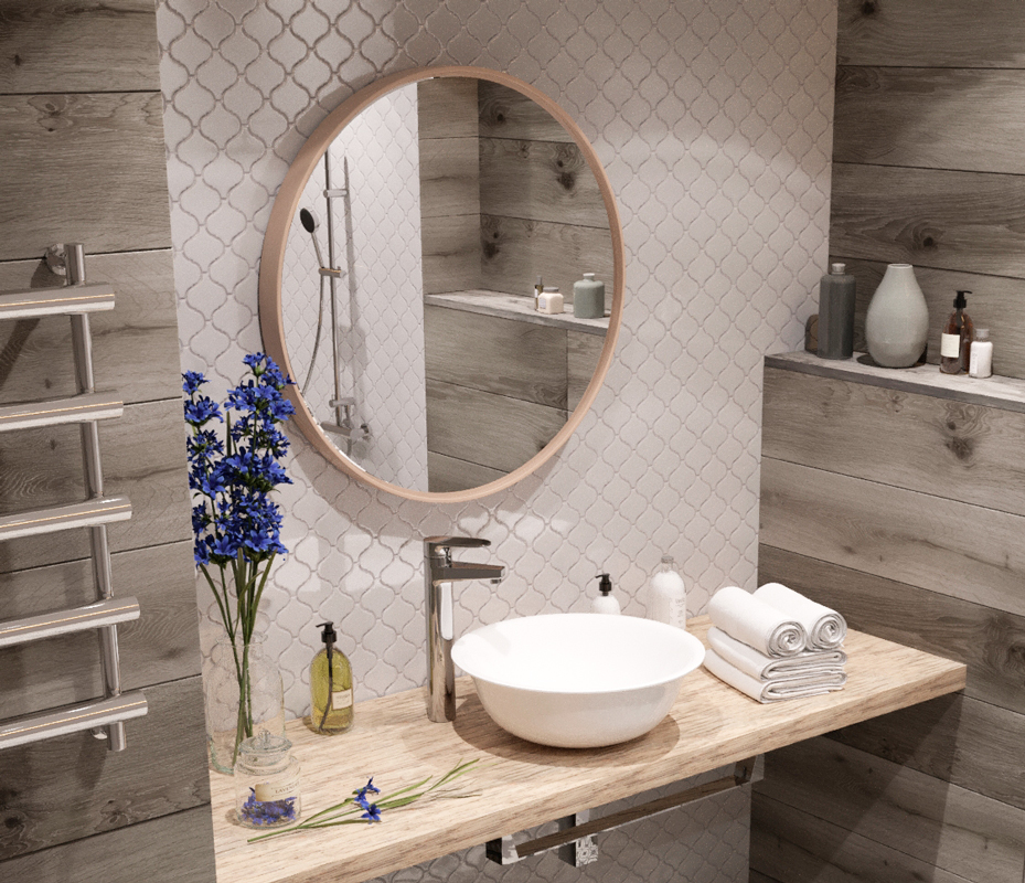 Мозаика Latern White Glossy (DL1001) серия Homework