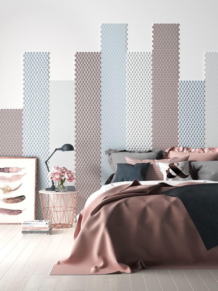 Мозаика Matt 925 Hex Light Blue серия Nordic