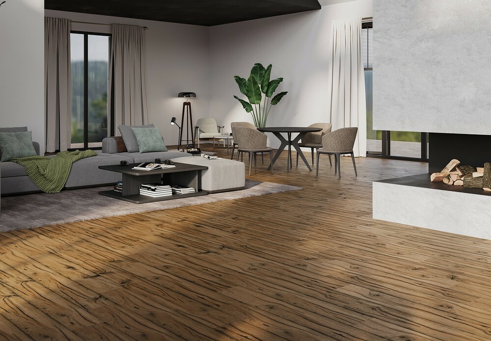 Плитка SHERWOOD PEKAN 20x120 CARVING серия Sherwood