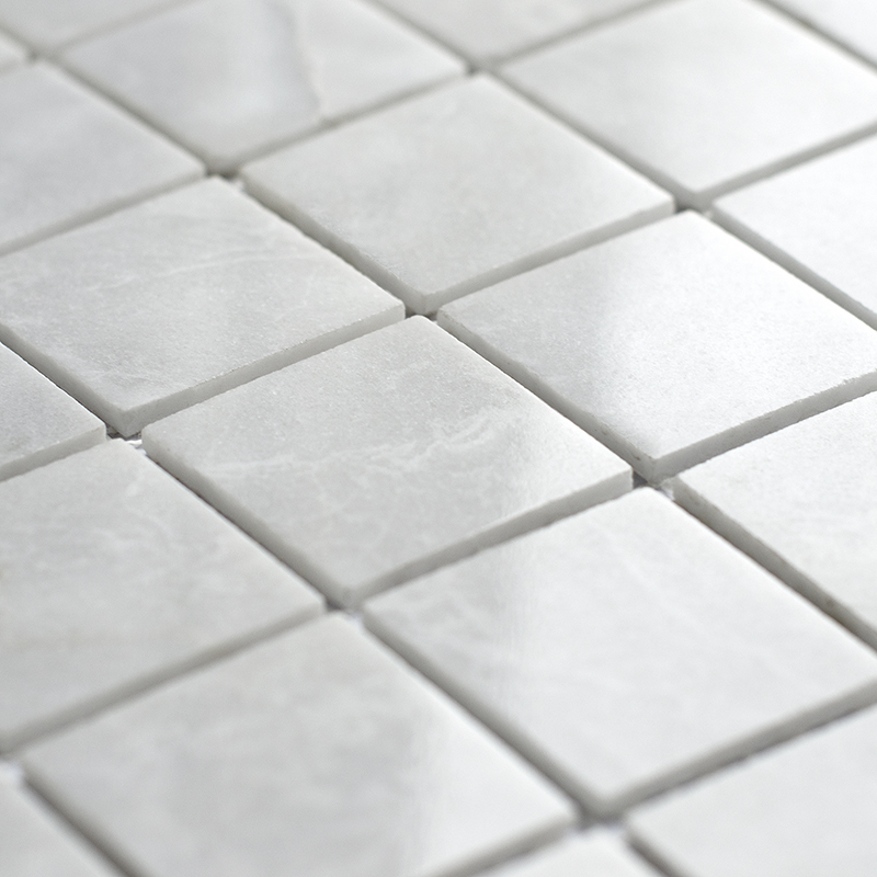 Мозаика White Polished (JMST058) 48x48 серия Wild Stone