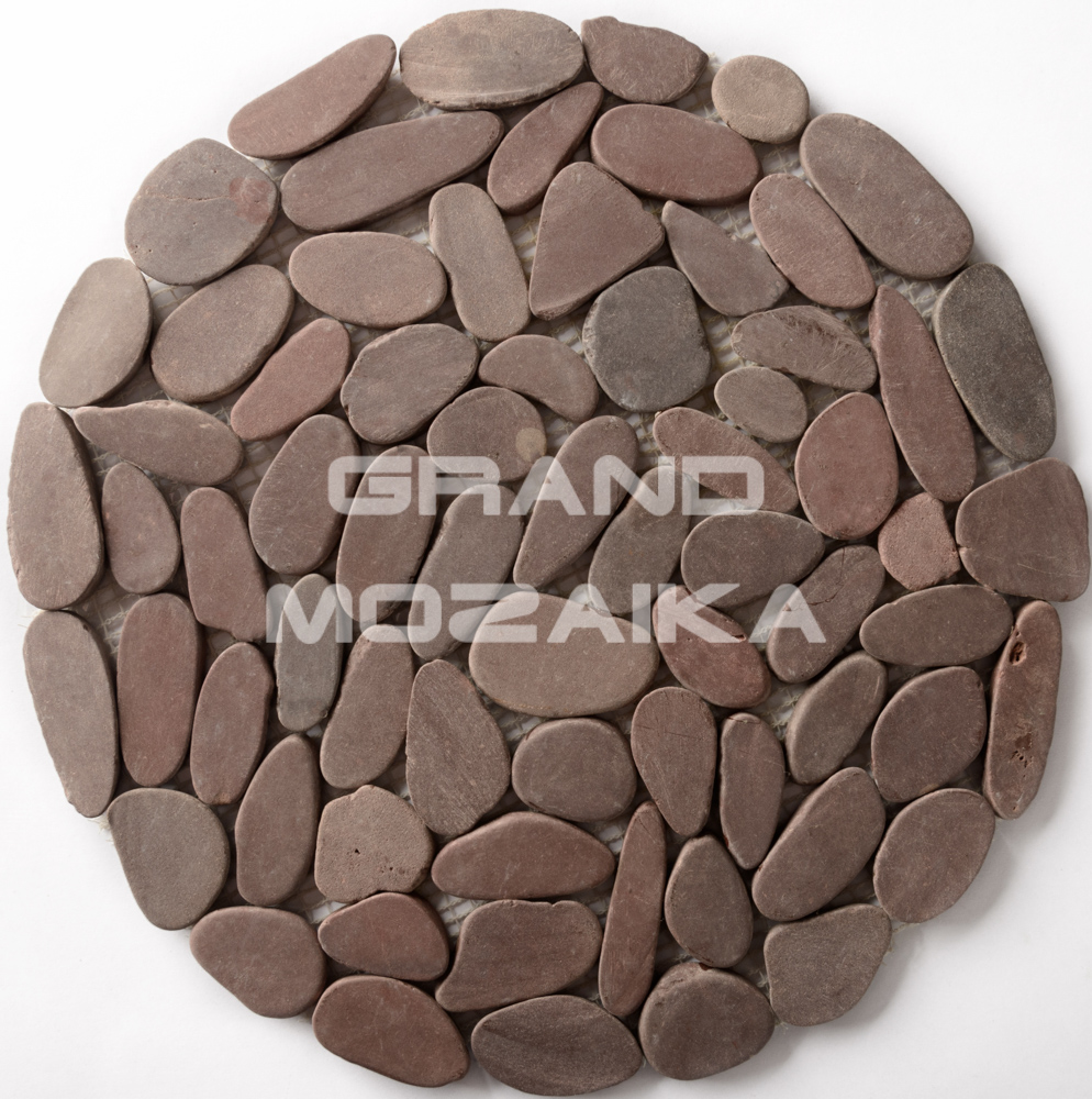 Мозаика 053258 MS00-2M ГАЛЬКА красная НА КРУГЕ серия Nature