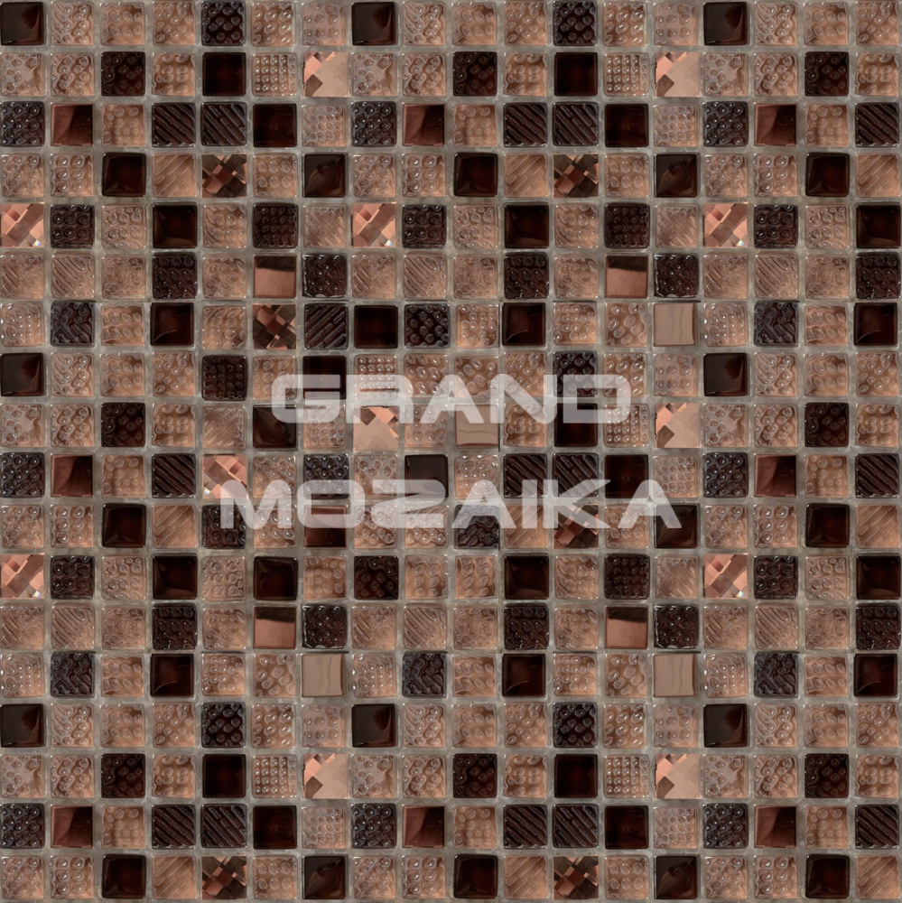 Мозаика Crystal brown серия Glass