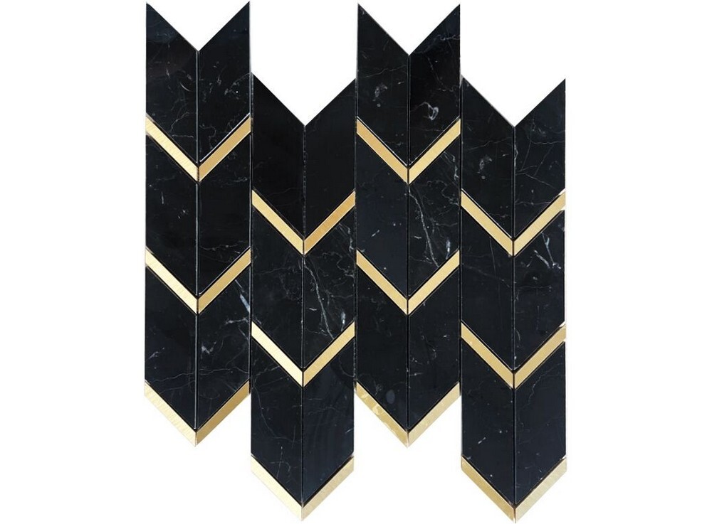 Мозаика ATLANTIDA BLACK серия Orro Stone