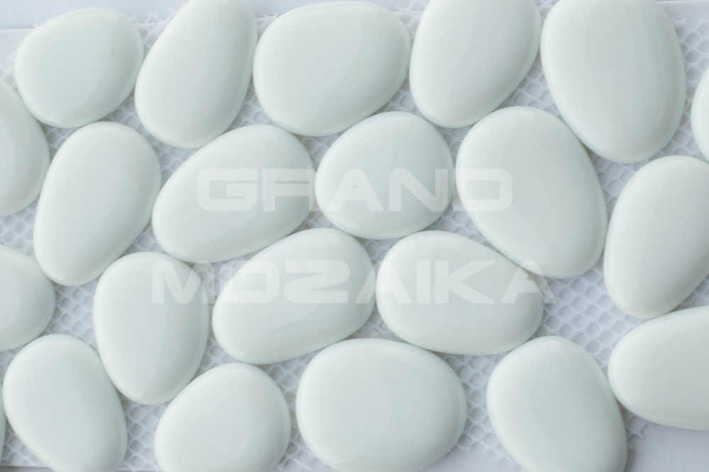 Мозаика White Button серия Orro Glass