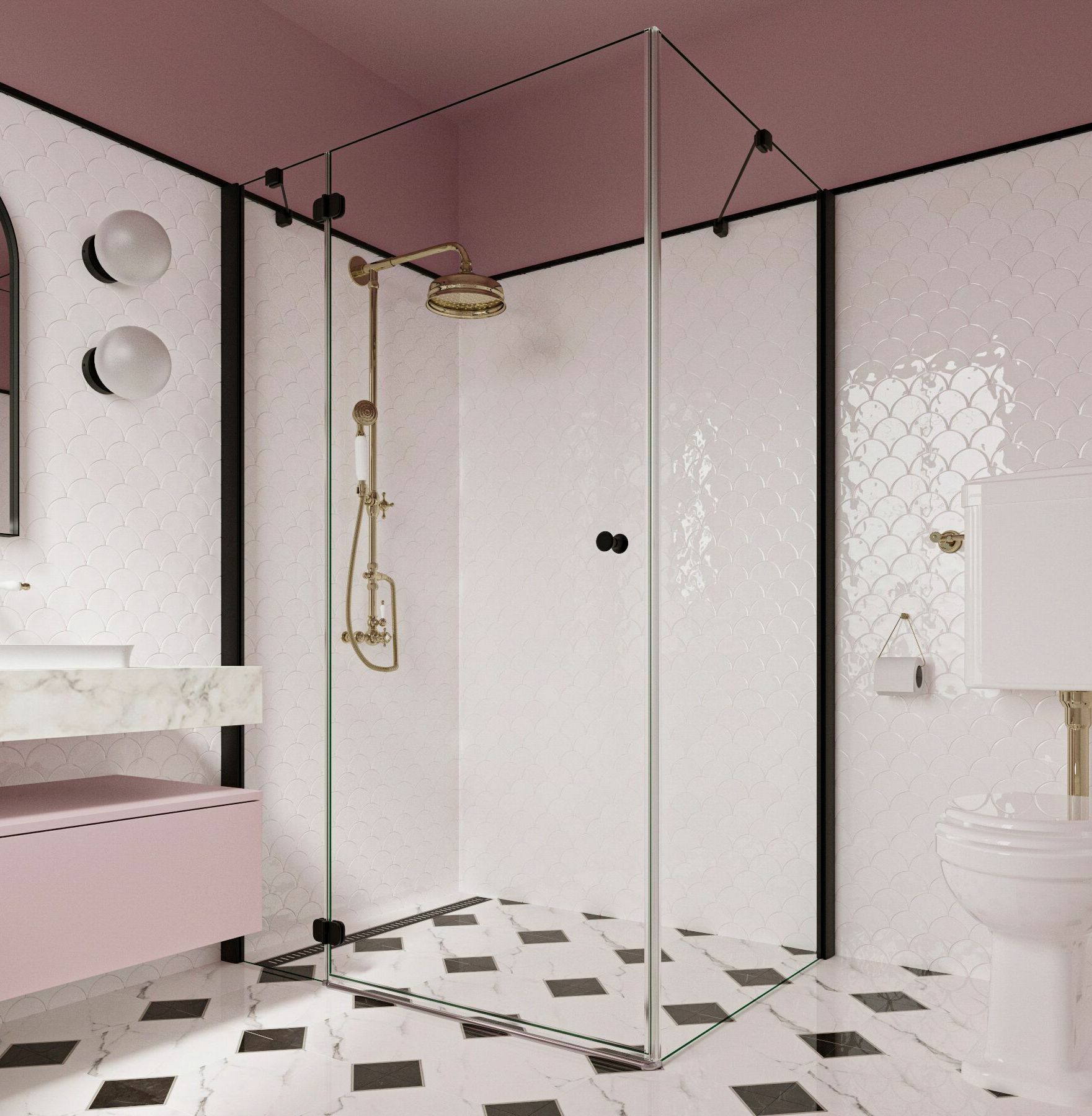 Мозаика White Scales серия Orro Ceramics