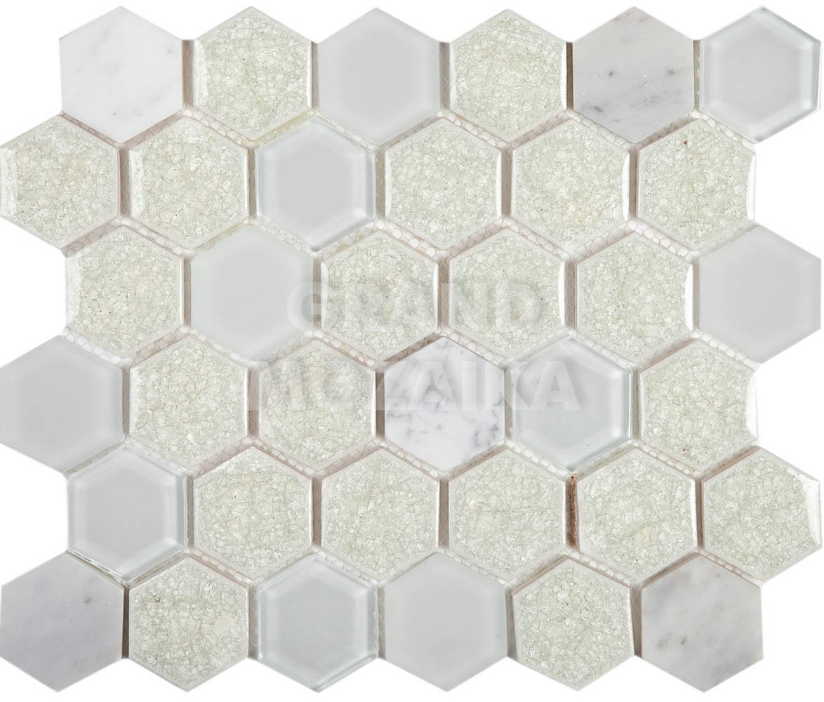 Мозаика Esagono Misto Cappuccino серия Brillante Ceramic