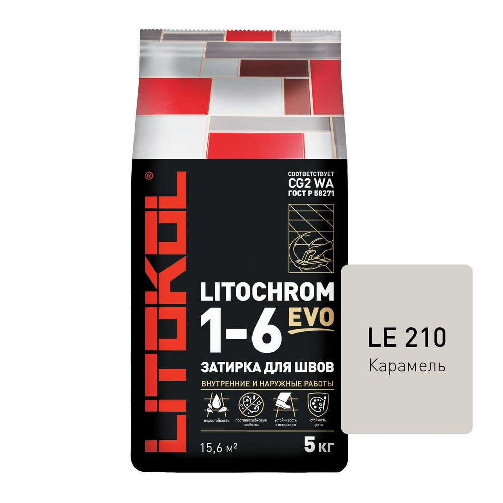 Затирка LITOCHROM 1-6 EVO LE.210 5 серия LITOCHROM 1-6 EVO