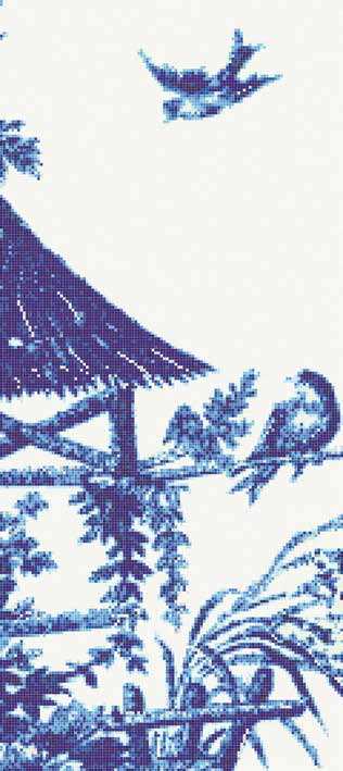 Панно Jardin Bleu D серия Decorations