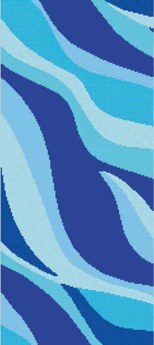 Панно Onde 20 Celeste B серия Decorations