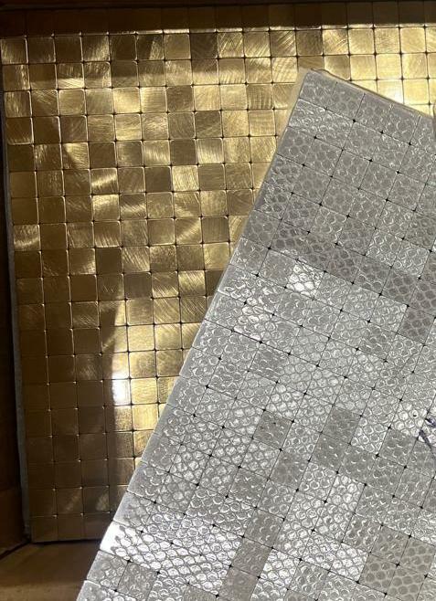Мозаика SEAMLESS ALUMINIUM GOLD серия Mosaic Aluminium