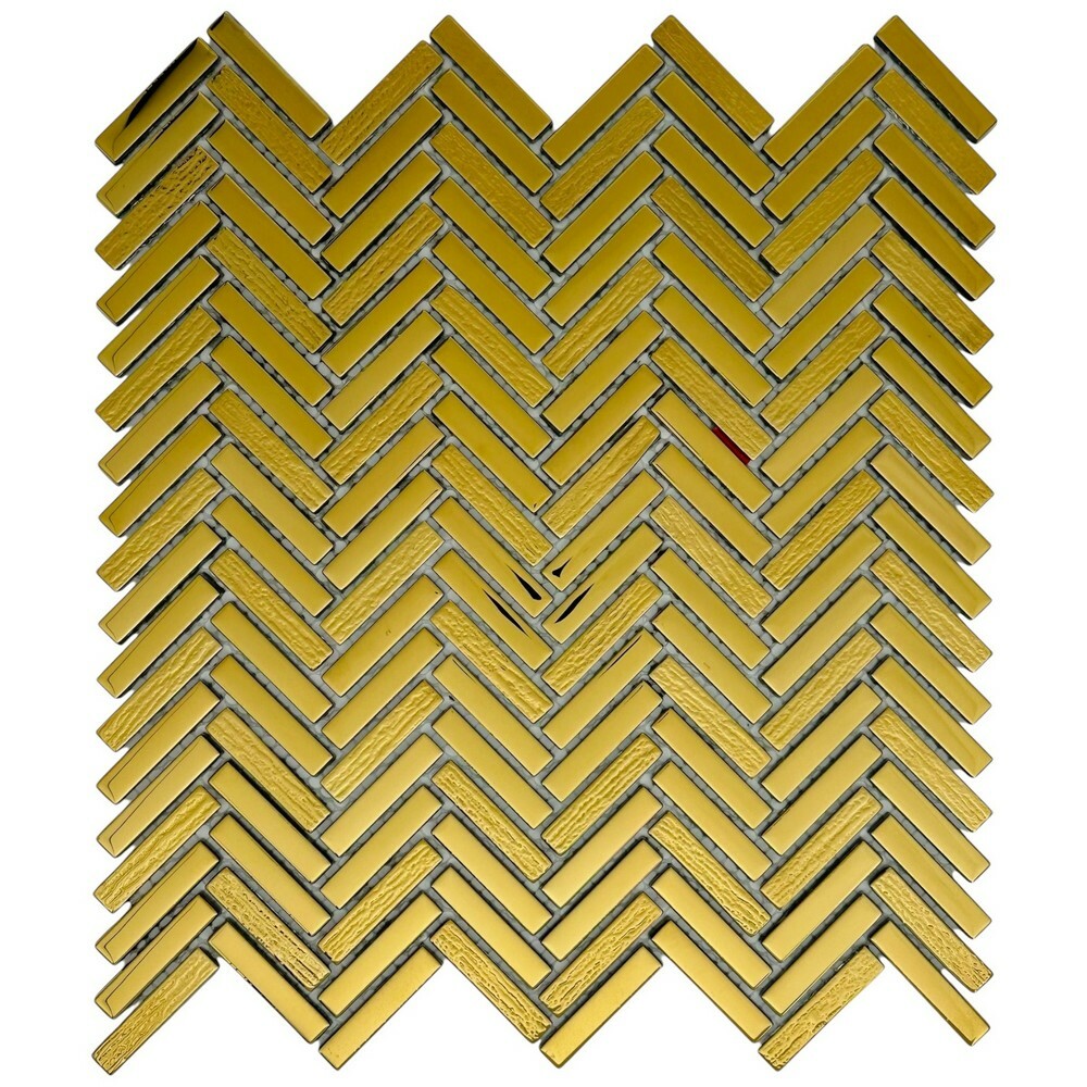 Мозаика CHEVRON GOLD серия Glass-M