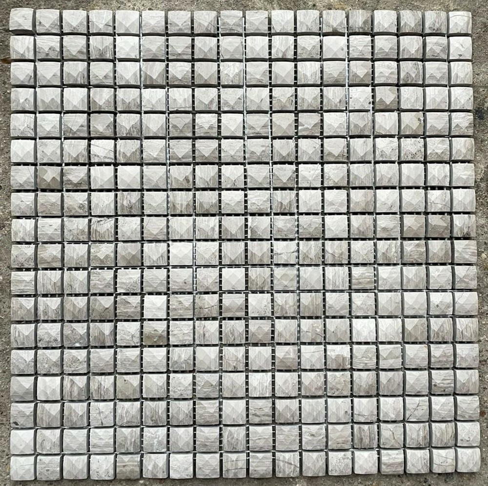 Мозаика DIAMOND SILVER WOOD 15x15 серия Diamond-M